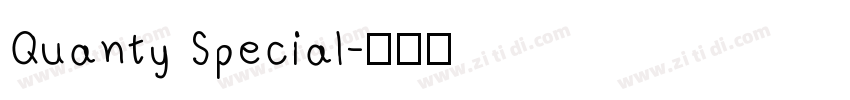 Quanty Special字体转换